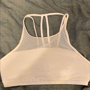 Lululemon high neck mesh sports bra 8